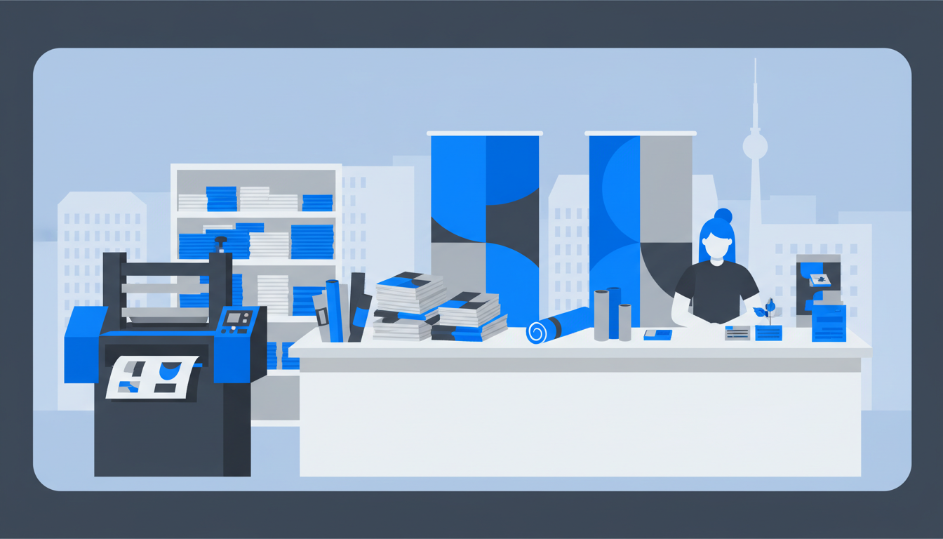 Druckerei Berlin: Flyer drucken, Banner & Werbemittel schnell online bestellen